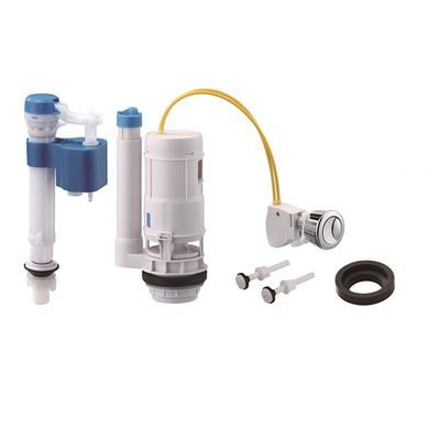 2.5L/s フラッシングスピード デュアルフラッシュバルブ 高さ調節可能 トイレタンク用