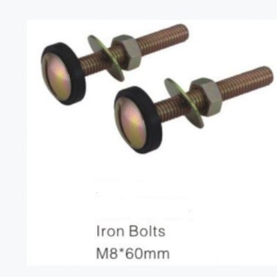 ホテルとトイレ 鉄板の銅製の固定ボルトキット