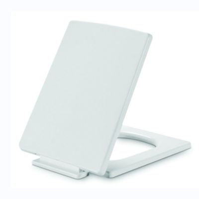 固定力と柔らかいシール付きの長方形,緩やかに閉じるプラスチックトイレットシートカバー