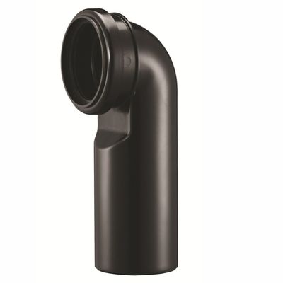 Black Plastic Belt Rubber Toilet Water Tank Discharge Elbow Pipe Sealing Drainage Pipe