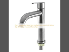 デッキ 設置 盆水槽 浴室 温冷水道 蛇口 亜鉛合金 蛇口 ミキサー 蛇口