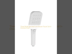 3 モード ホットと冷たいシャワーの蛇口は,クロム仕上げでセットされています