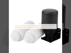 手動制御の二重ボール浮遊スイッチ,接触体センサーによる水位監視に使用される.