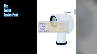 トイレパイプコネクターで漏れを修正