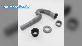 フレキシブルシンク排水管簡単取り付け