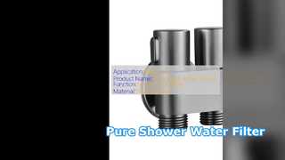 よりきれいな水のためのフィルター付きシャワーヘッド