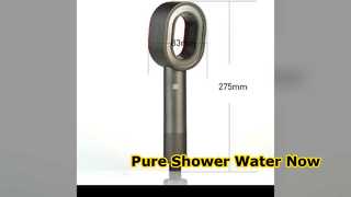 フィルター付きシャワーヘッド純水